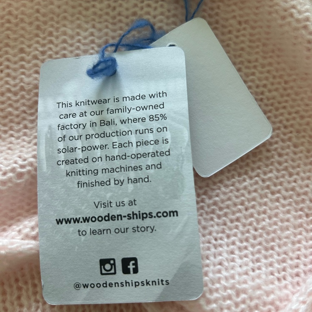 NWT Wooden Ships sweater - Picture 5 of 5